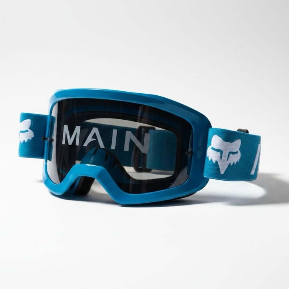Fox Racing Main Motocross Goggles Blue White